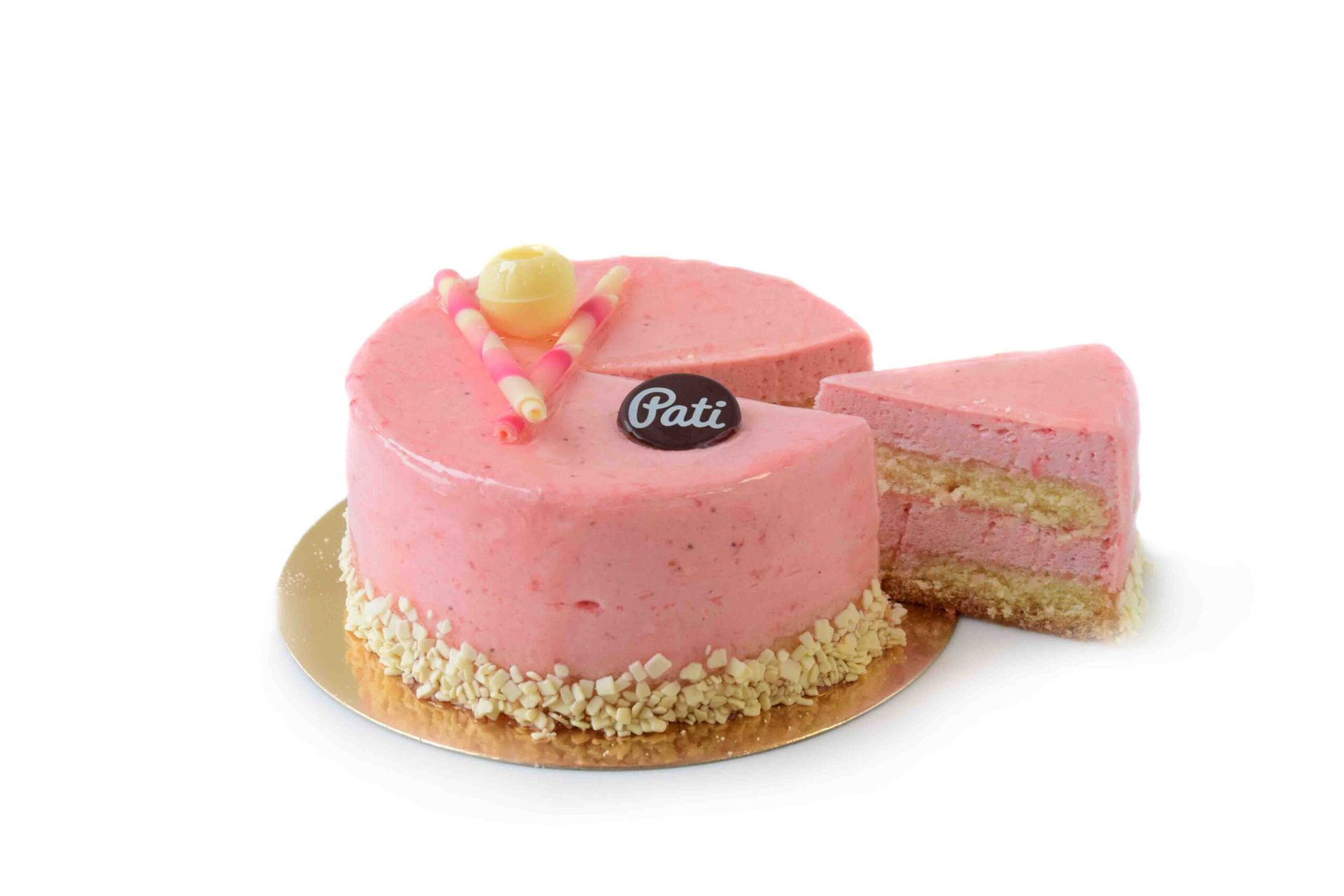 Tort śmietanowo - truskawkowy TO 02